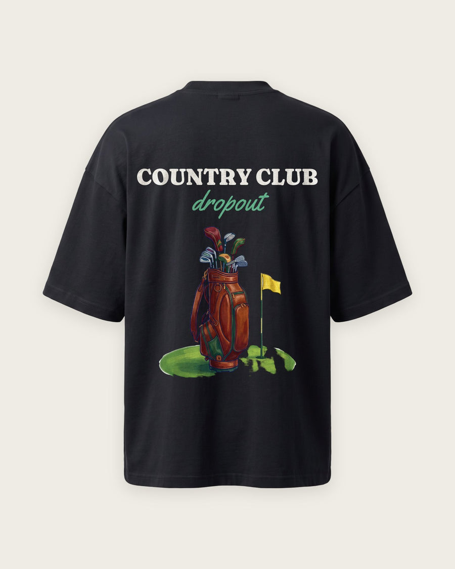 Camiseta Oversized “Country Club Dropout”