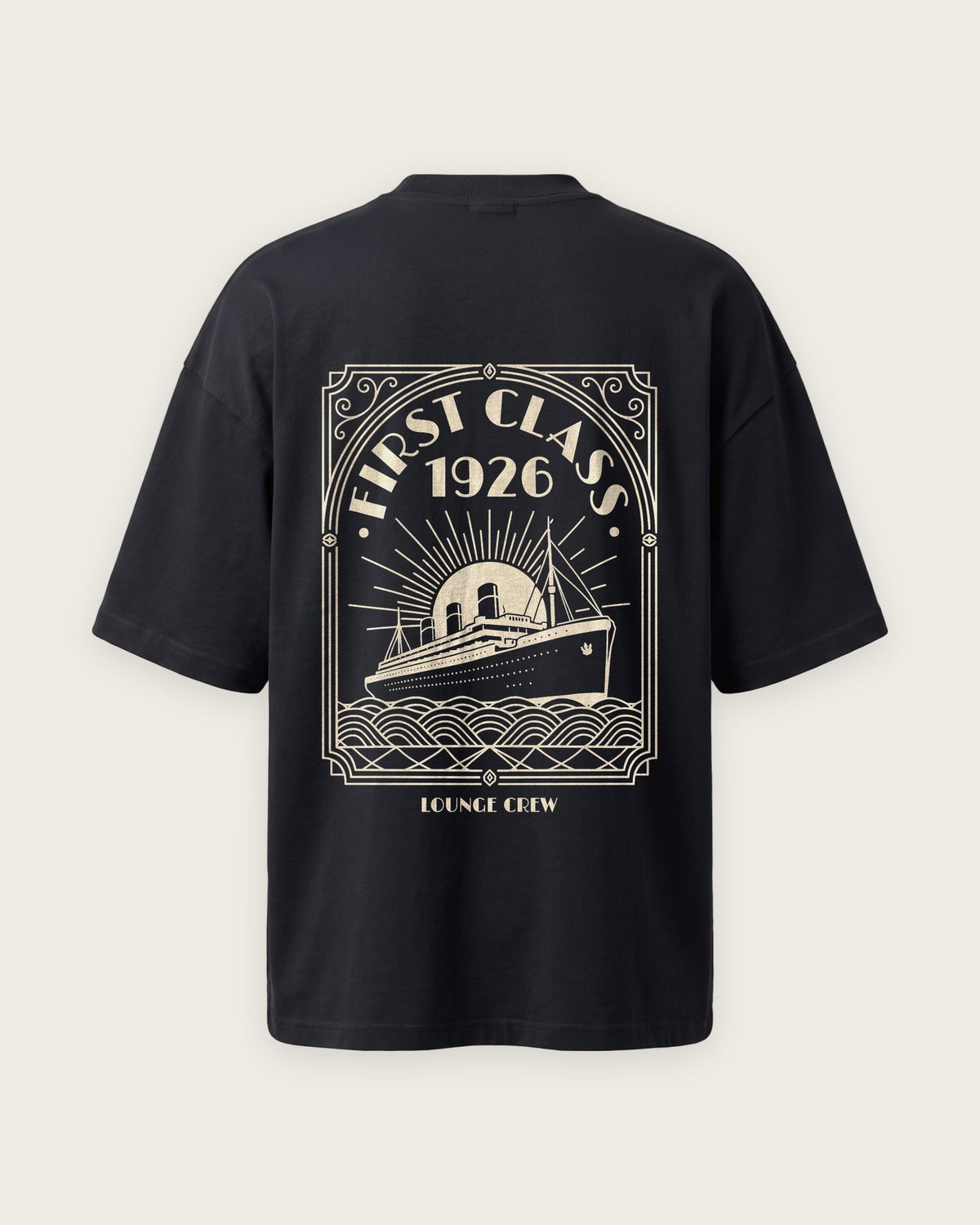 Camiseta “First Class, 1926” — Preto