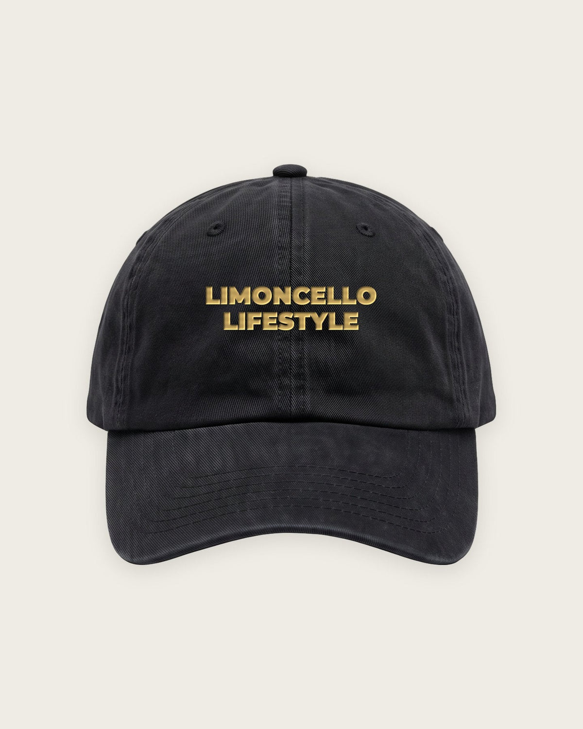 Boné Dad Hat “Limoncello Lifestyle” — Preto