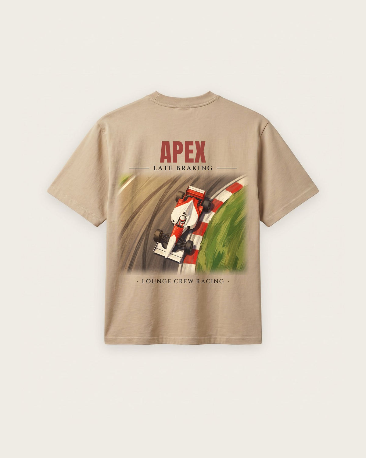 Camiseta “Apex” — Areia — regular