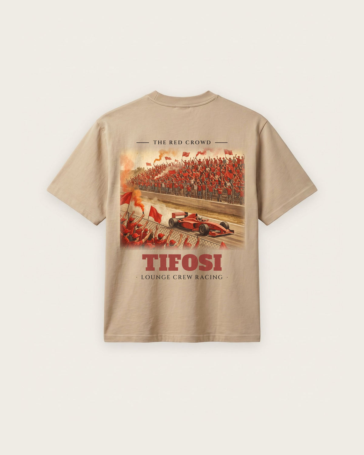 Camiseta “Tifosi” — Areia — regular