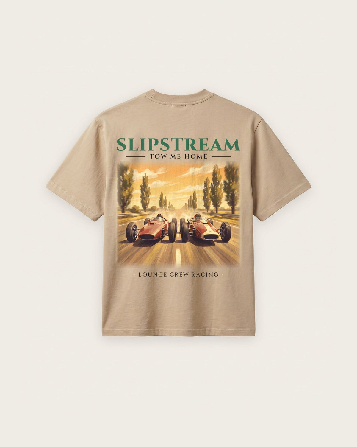 Camiseta “Slipstream” — Areia — regular