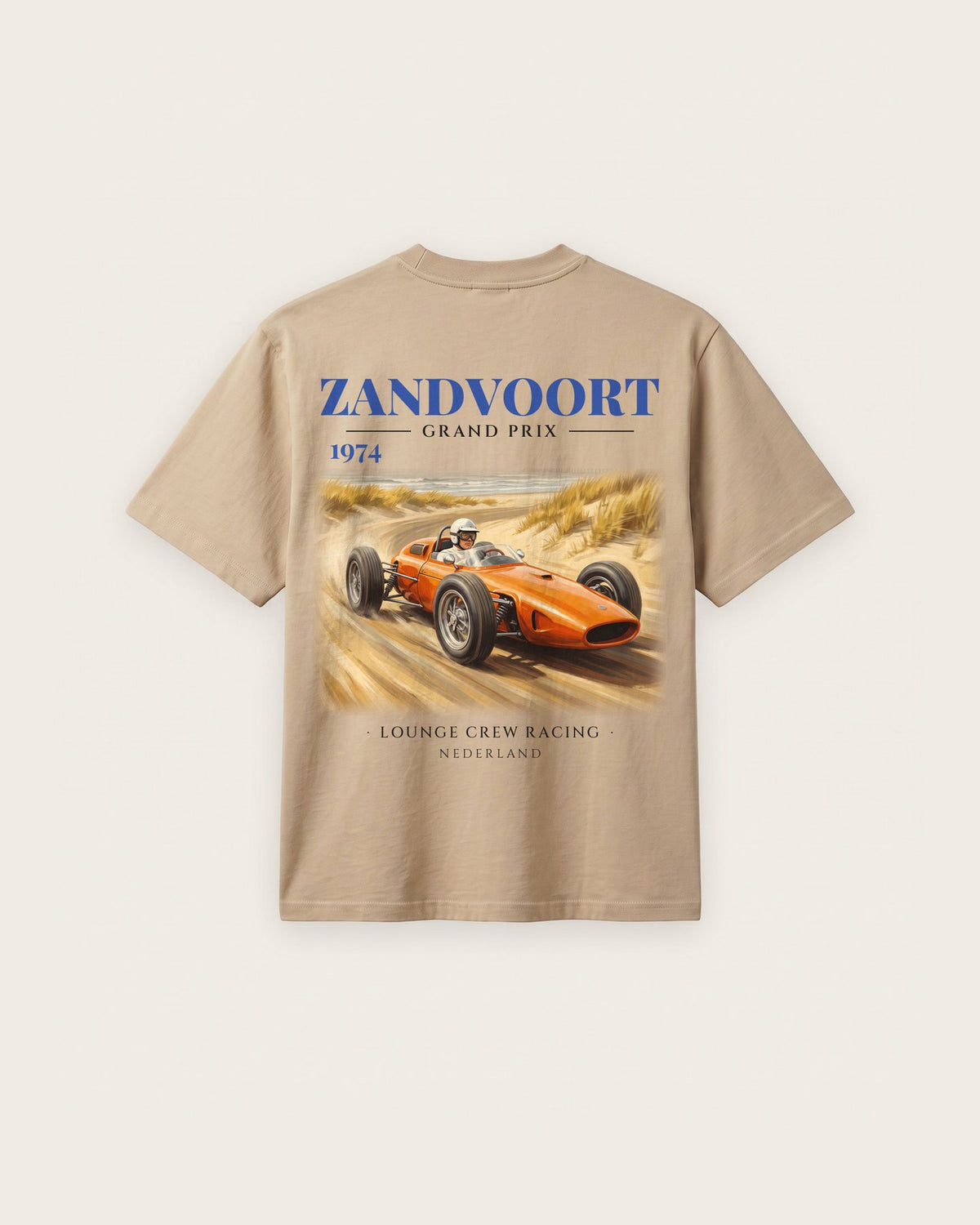 Camiseta “Zandvoort Grand Prix 1974” — Areia — regular