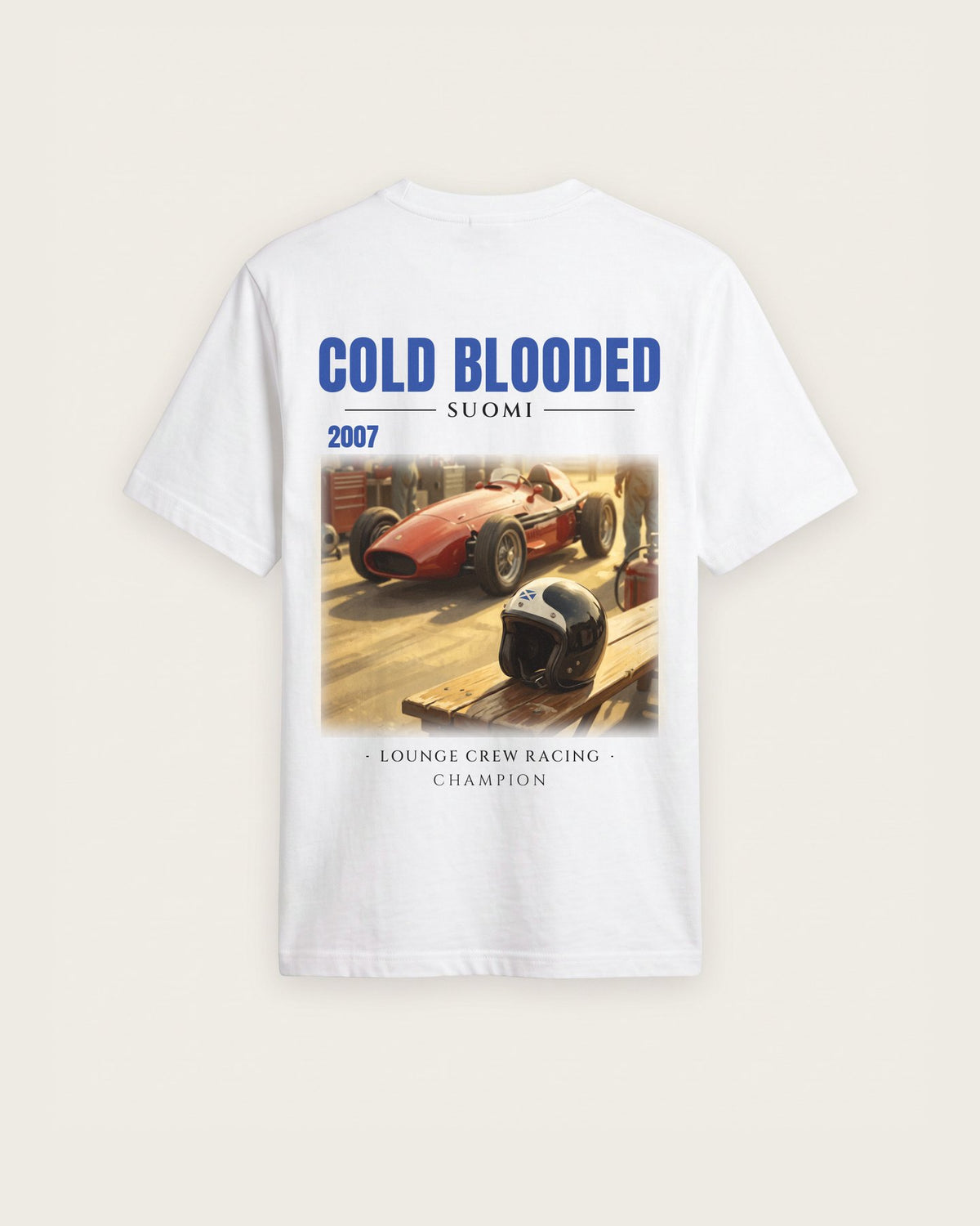 Camiseta “Cold Blooded 2007” — Branco — regular