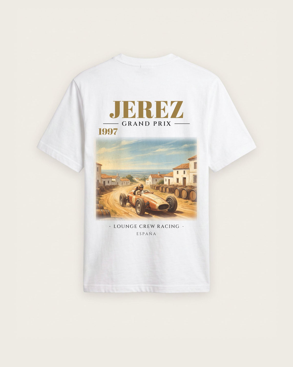 Camiseta “Jerez 1997” — Branco — regular