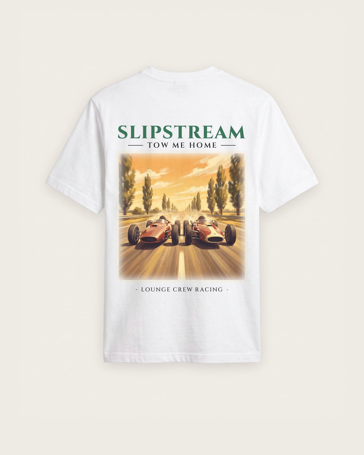 Camiseta “Slipstream” — Branco — regular