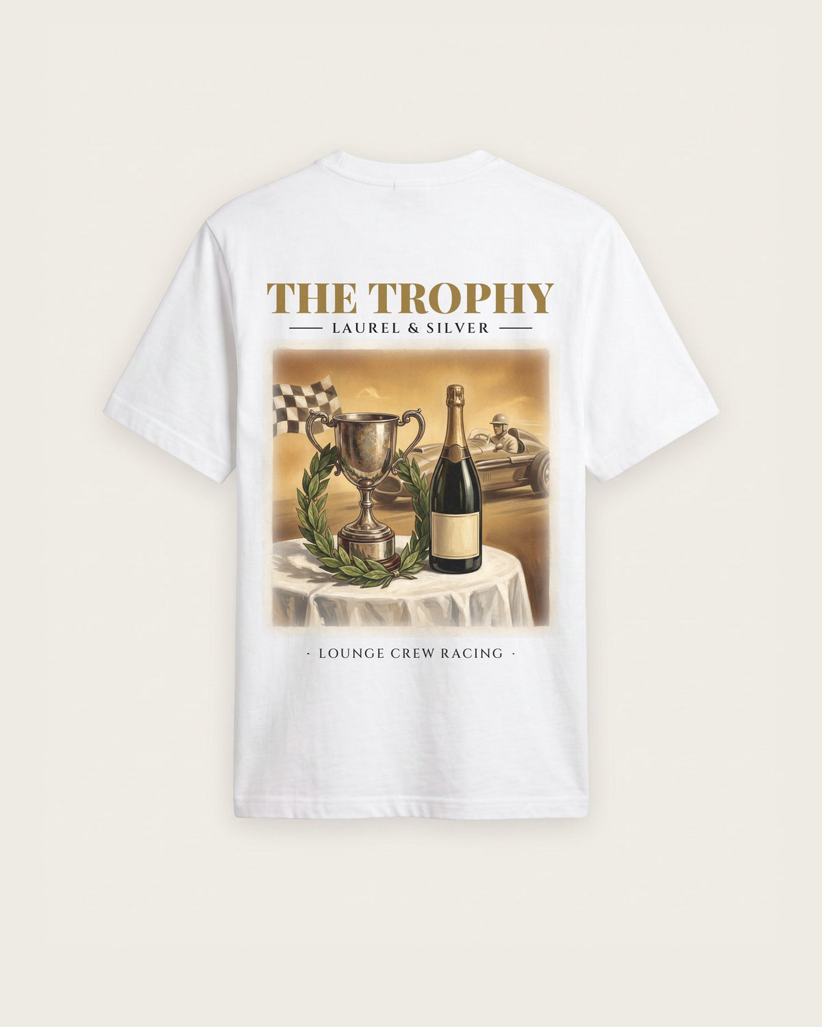 Camiseta “The Trophy” — Branco — regular