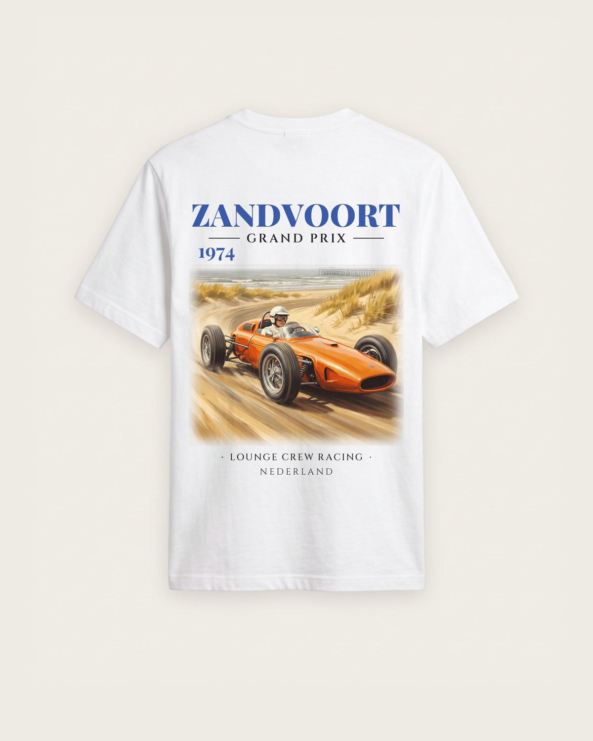 Camiseta “Zandvoort Grand Prix 1974” — Branco — regular