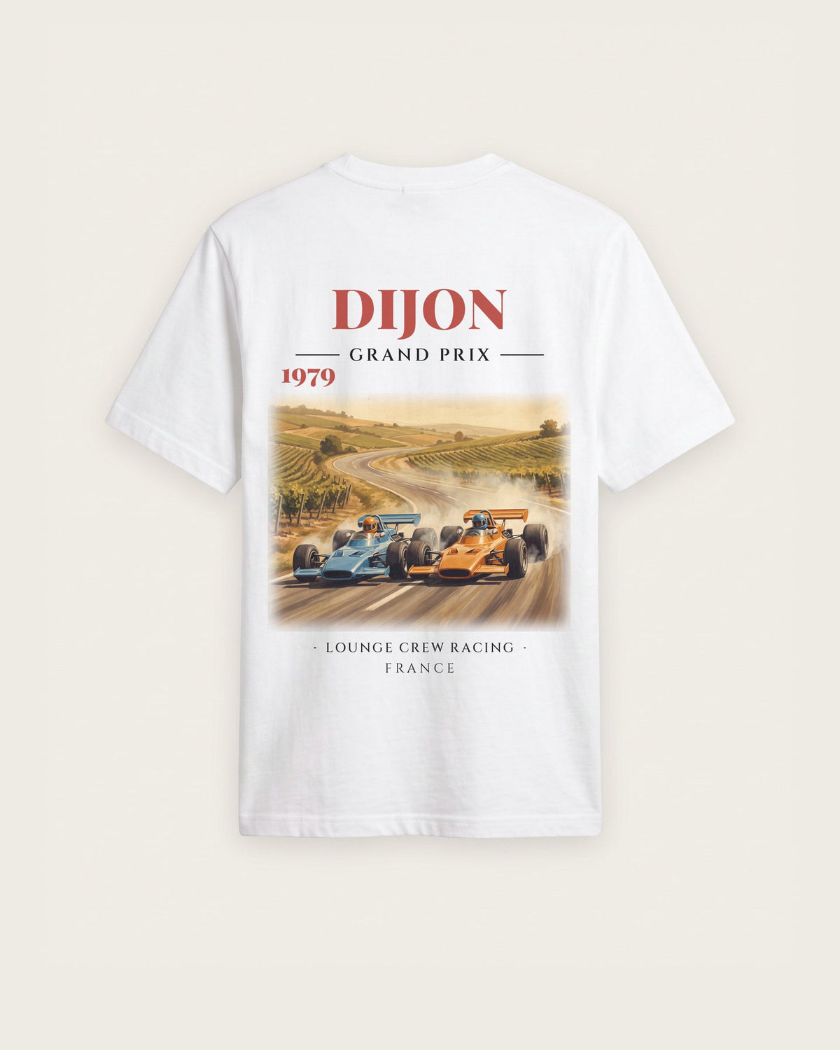 Camiseta “Dijon 1979” — Branco — regular