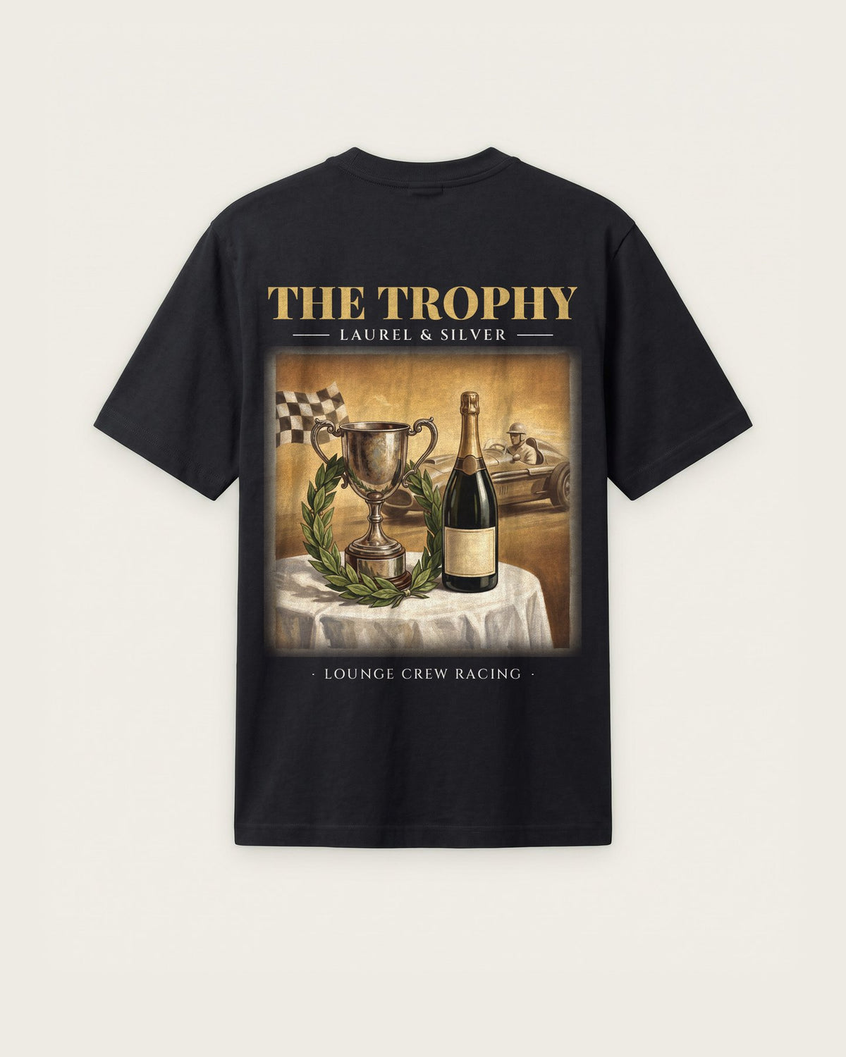Camiseta “The Trophy” — Preto — regular