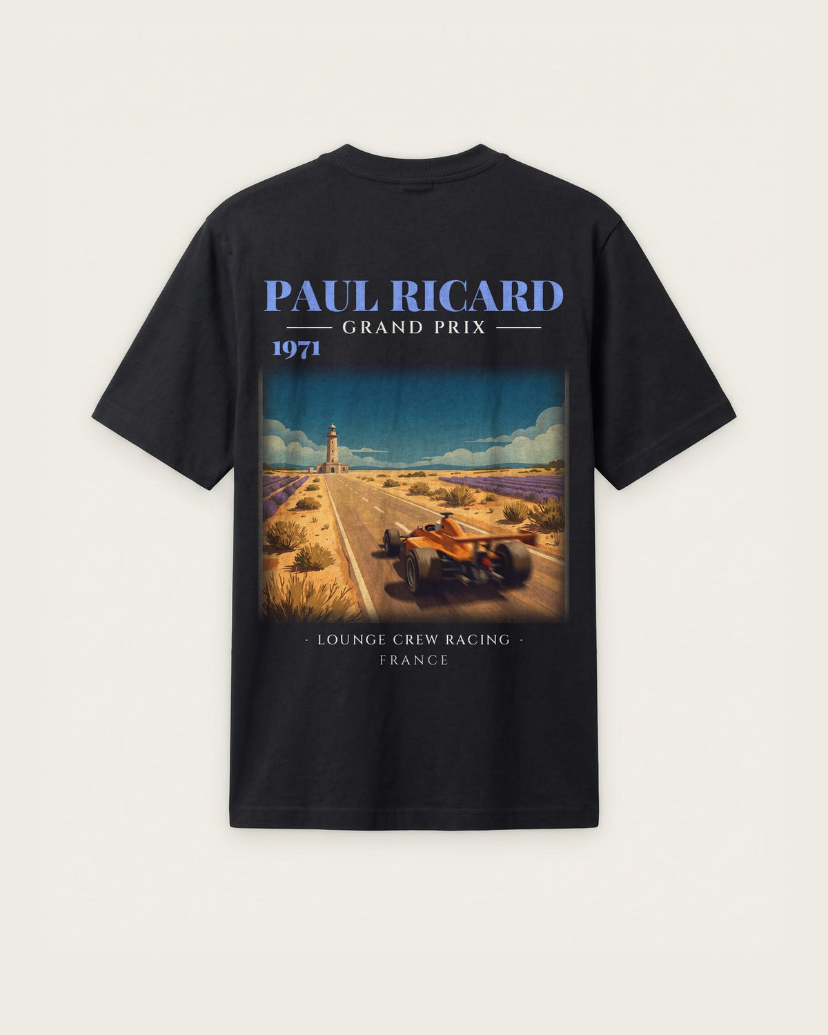 Camiseta “Paul Ricard 1971” — Preto — regular