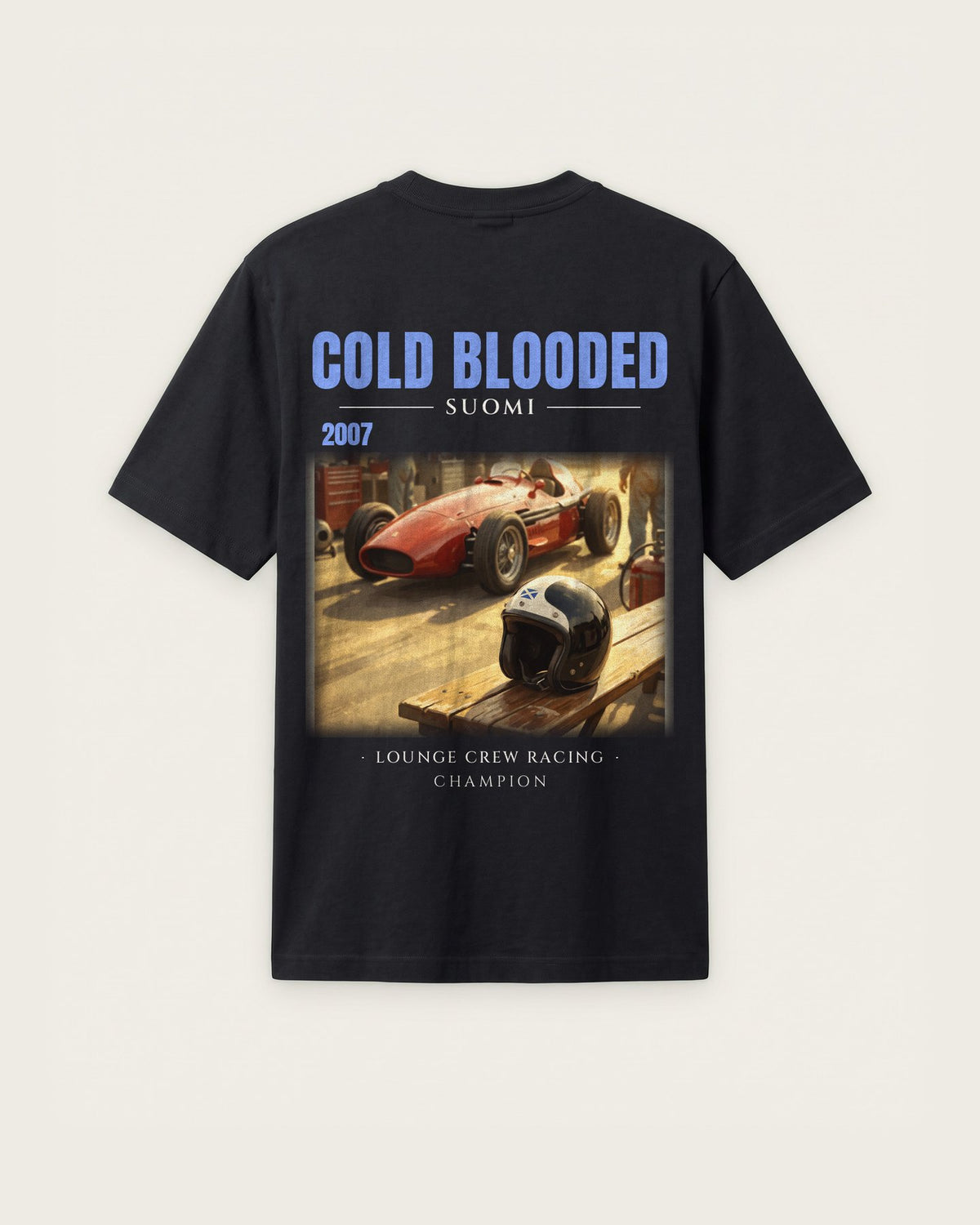 Camiseta “Cold Blooded 2007” — Preto — regular