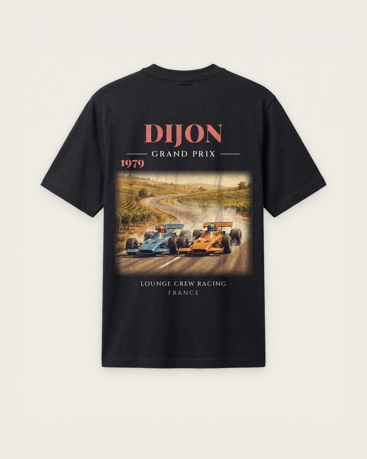 Camiseta “Dijon 1979” — Preto — regular