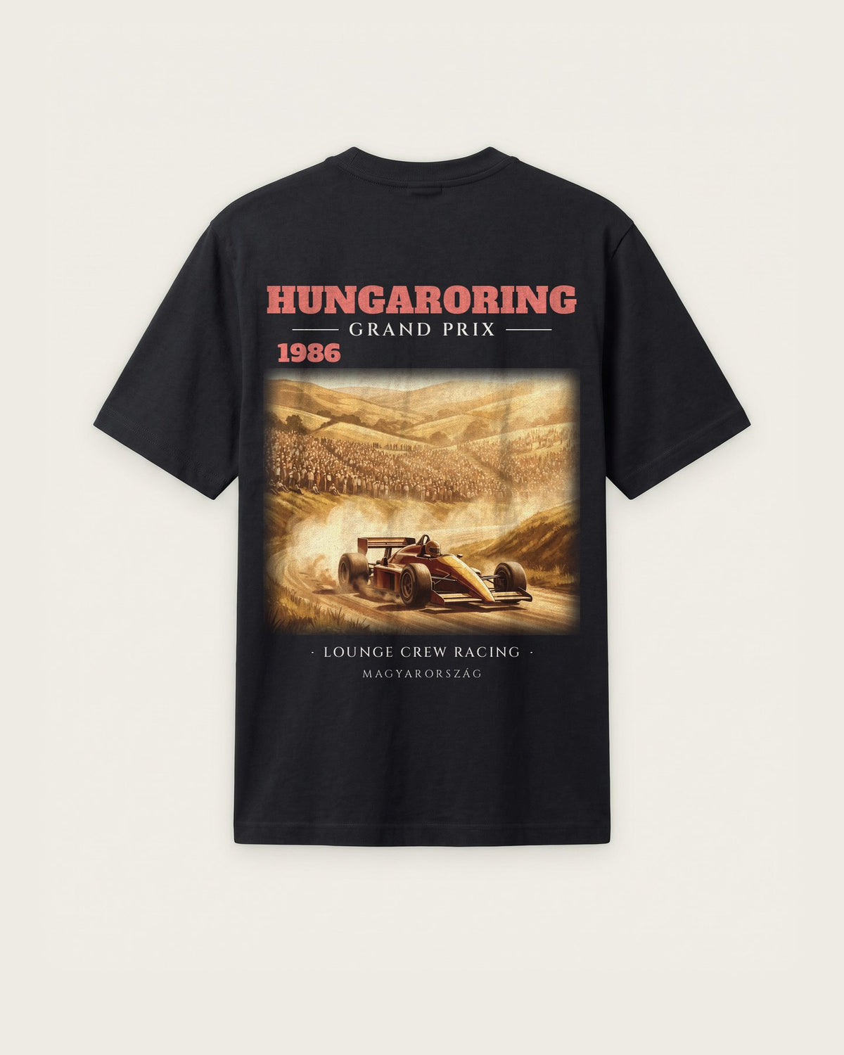 Camiseta “Hungaroring 1986” — Preto — regular