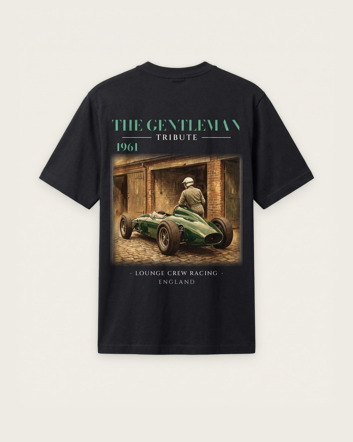 Camiseta “The Gentleman 1961” — Preto — regular
