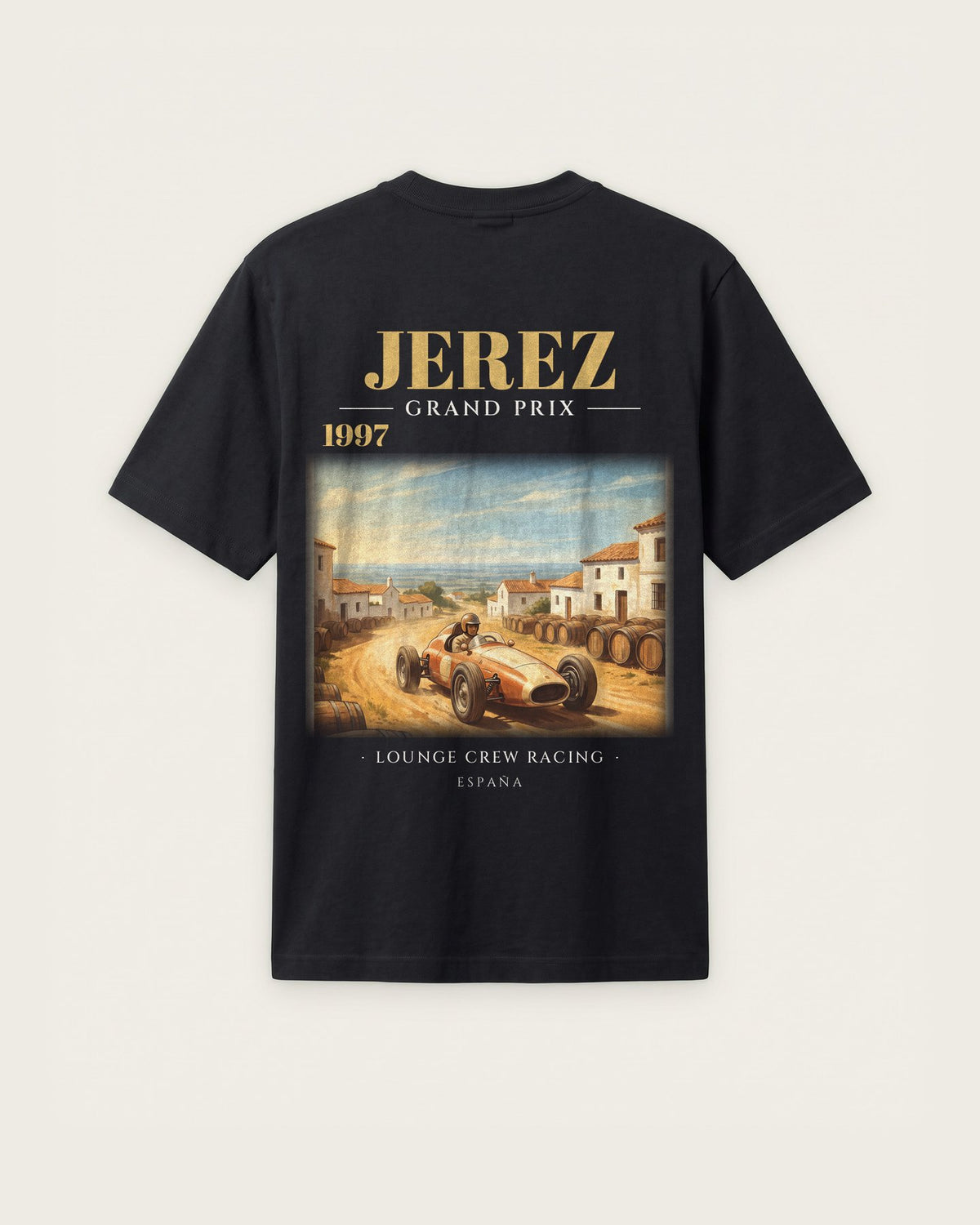 Camiseta “Jerez 1997” — Preto — regular