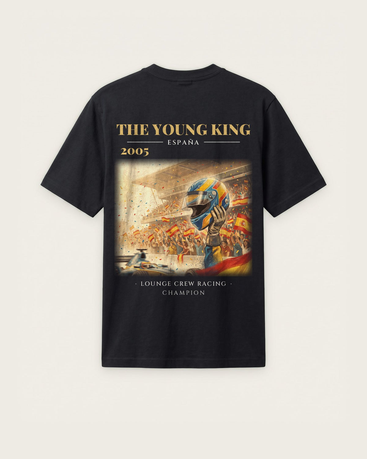 Camiseta “The Young King 2005” — Preto — regular