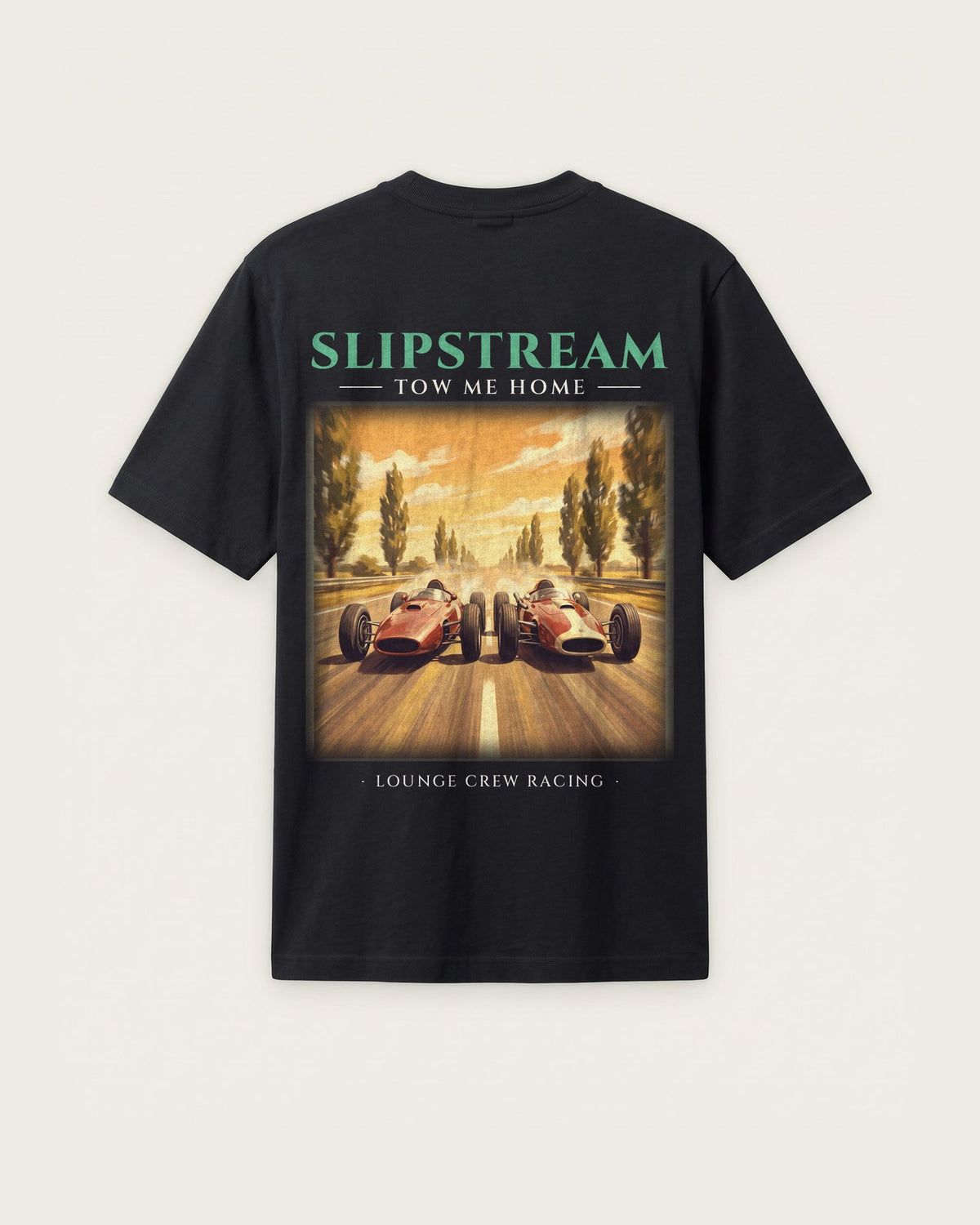 Camiseta “Slipstream” — Preto — regular